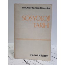 Remzi Kitabevi Sosyoloji Tarihi ( 2. El Kitap )