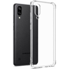 Logis Samsung Galaxy M02 Uyumlu Şeffaf Silikon Kılıf – Darbe Emici, Ince ve Esnek Koruma