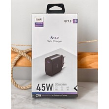 Maxi Sepet Linktech Samsung Galaxy Z Trifold Uyumlu 45W Şarj Başlığı