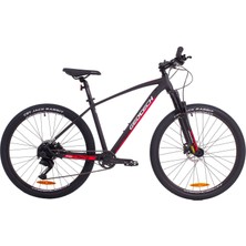 Geotech Mode Elite 27,5 Jant 9 Vites Hd Dağ Bisikleti - Mat Siyah Kırmızı