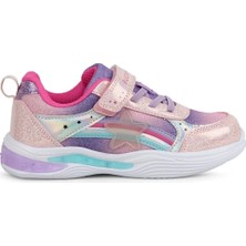 Buckhead Stary Kız Çocuk Pembe Işıklı Spor Ayakkabı BUCK3024-009