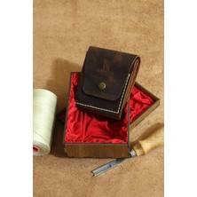 Akronium Leather Hakiki Crazy Deri Çıt Çıtlı Cüzdan