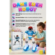 Farbu Oyuncak Kumandalı Dans Eden Sesli Işıklı Müzikli 360 Derece Dönebilen Programlanabilir Akıllı Oyuncak Robot