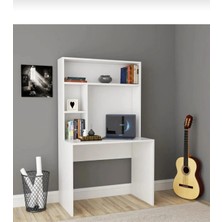 258 MoLife Çalışma Masası. Bilgisayar Masası. Kitaplıklı Çalışma Masası.