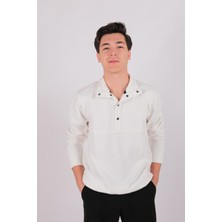Five Pocket FP24B2105 Erkek Dik Yaka Çıt Çıtlı Sweatshirt