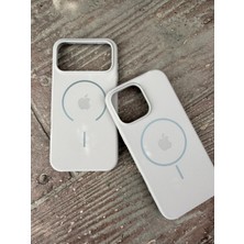 Madam Case Iphone 17 Pro Max Uyumlu Gri Renk M-Safe Özellikli Silinebilir  Kir Tutmayan Içi Kadife Lansman Kılıflar