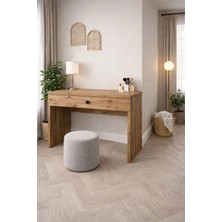 258 MoLife Silva Makyaj Masası, Çekmeceli Makyaj Masası - Çam