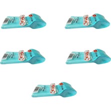 Omeyva Plastik Turkuaz Renk Kaşık - Parti Davet Piknik Çorba Yemek Kaşığı - 18 Cm. - 25 Adetlik 5 Paket