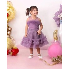 Ahsenim Bebe Fırfırlı Kabarık Bebek Abiye