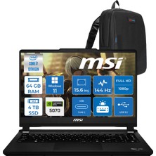 Msi Cyborg 15 Max C13WG-070XTR Intel Core I7 13620H 64GB Ddr5 4tb SSD Geforce RTX5070 100W Gddr7 8gb Windows 11 Home 15.6" IPS Fullhd (1920X1080) 144Hz Oyuncu Bilgisayarı 070XTRH30 + Zetta Çanta