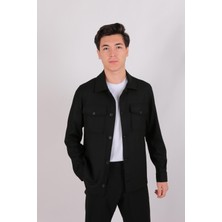 Twin Lion Twin Lıon 1033 Slimfit Dış Gömlek Mont