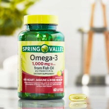 Spring Valley Omega 3 1000 Mg Balık Yağı 60 Softgel