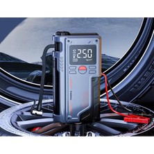 MiraLive 4'ü 1 Arada Şarjlı Akü Takviye Cihazı ve Hava Kompresörü