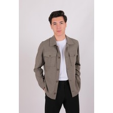 Twin Lion Twin Lıon 1033 Slimfit Dış Gömlek Mont