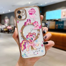 Ucuc iPhone 11 Uyumlu Şeffaf Arka Yüzeyli Manyetik Darbeye Dayanıklı Silikon Kılıf