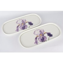 Mikasa Moor Art Of Botanica Lila 2li Oval Tabak 35X15CM