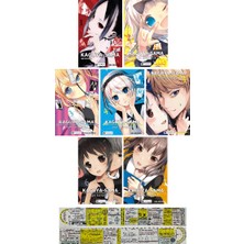 Akılçelen Kitaplar Kaguya-Sama 1-2-3-4-5-6-7. Ciltler Manga Seti + Özel Cetvel