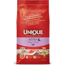 Unique Somonlu Düşük Tahıllı Yavru Kedi Maması 1,5 kg