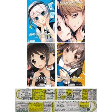 Akılçelen Kitaplar Kaguya-Sama 4-5-6-7. Ciltler Manga Seti + Özel Cetvel