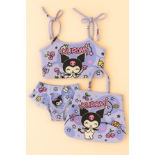 Öykü Kids Çantalı Kız Çocuk Bikini Takımı