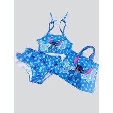 Öykü Kids Çantalı Kız Çocuk Bikini Takımı