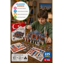Toyfest Ayasofya 3D Puzzle Cubicfun 225 Parça Maketsel Tarihi Yapı Oyuncak Hobi Eğitici Set