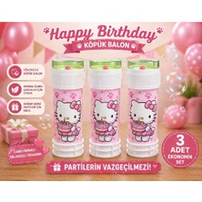 Bkmc Party Happy Birthday Pembe Kedi Temalı Köpük Balon 10’lu Ekonomik Set – Çocuk Doğum Günü Parti Oyuncağı Eğlenceli Baloncuk