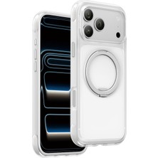 Keephone Apple iPhone 17 Pro Max Kılıf Monica Airbag Pro 360 Standlı Köşe Korumalı Magsafe Kapak