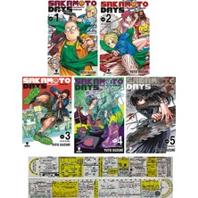 Kurukafa Yayınları Sakamoto Days 1-2-3-4-5. Ciltler Manga Seti + Özel Cetve