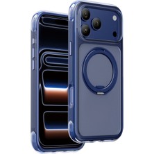 Keephone Apple iPhone 17 Pro Kılıf Monica Airbag Pro 360 Standlı Köşe Korumalı Magsafe Kapak