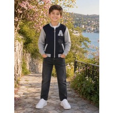 Alexandergardı Fermuarlı Çocuk Kolej Ceket