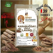 Diyet Glutensiz Glutensiz Karabuğday Unlu Lavaş 5 Adet