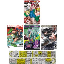 Kurukafa Yayınları Sakamoto Days 2-3-4-5. Ciltler Manga Seti + Özel Cetvel