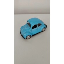 Famemus Accessory Mavi Vosvos Model Araba - Nostaljik Metal Oyuncak Araba
