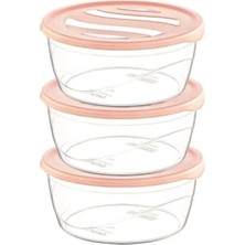 Die Grup Saklama Kabı Karizma Yuvarlak 3lü No:2 ROYALEKS-ÇNK2149