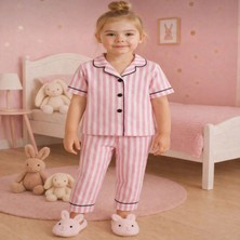 Minibou Çizgili Çocuk Pijamatakımı