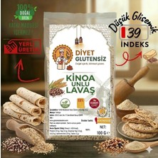 Diyet Glutensiz Glutensiz Kinoalı Lavaş 5 Adet