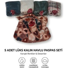 Lensa Home Ekstra Kalın Havlu Paspas Ucu - Karışık Renk ve Desenli Paspas & Mop Yedek Ucu Adet Seçenekli