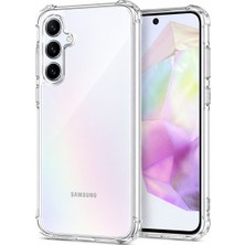 Logis Samsung Galaxy A35 Uyumlu Şeffaf Silikon Kılıf – Darbe Emici, Ince ve Esnek Koruma