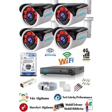 5 Mp Ultra Hd Güvenlik Kamera Seti Teico- 6540N 500
