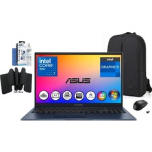 Asus vivobook X1504VA 15 Core 7 150U 32 GB 1 Tb Ssd-15.6'' Fullhd W11 Pro Taşınabilir Dizüstü Bilgisayar Snertech Çanta+Mouse+Mousepad+Temizlikkit