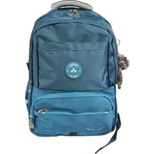 Astral London Vision Sırt Çantası Maymun Anahtarlıklı  50X33X21 cm – Çok Bölmeli, Geniş Hacimli ve Eğlenceli Tasarım