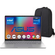 Asus vivobook S14 S3407VA Intel Core I5 210H 16GB 1tb SSD Windows 11 Pro 14" IPS Wuxga Dizüstü Bilgisayar Snertech Çanta