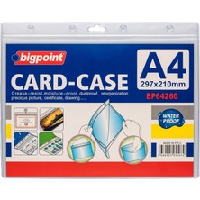 Bigpoint Kilitli Kart Poşeti Yatay A4 (297X210MM) x 10 Adet