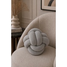 Boldy Örgü Düğüm Yastık - Örgü Top Yastık - Örgü Yastık - Beşik Korumalık Yastık - Peluş Oyuncak Yastık - Kirlent Top Yastık - Dekoratif Yastık