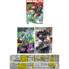 Kurukafa Yayınları Sakamoto Days 3-4-5. Ciltler Manga Seti + Özel Cetvel