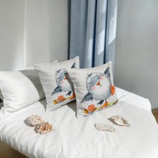 Özdağ Home Concept Sevimli Civciv Desenli Çocuk Odası Kırlent Kılıfı 4’lü Set – Eğlenceli ve Yumuşak Tasarım (45X45 Cm)
