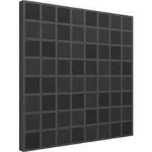Vicfoam Square Black | 6'lı Paket