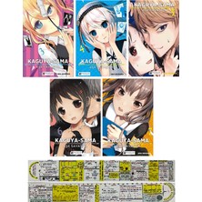Akılçelen Kitaplar Kaguya-Sama 3-4-5-6-7. Ciltler Manga Seti + Özel Cetvel
