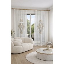 Keten Görünümlü Tül Perde 9074-02-392